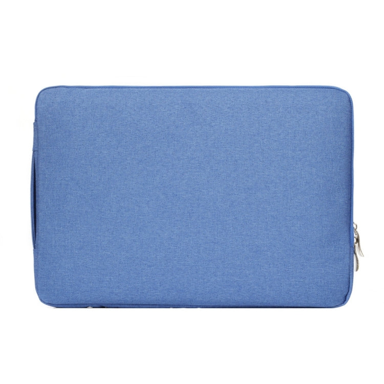 13.3 inch Universal Fashion Soft Laptop Denim Bags Portable Zipper Notebook Laptop Case Pouch for MacBook Air / Pro, Lenovo and other Laptops, Size: 35.5x26.5x2cm (Blue) by buy2fix