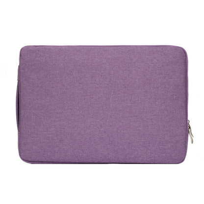 13.3 inch Universal Fashion Soft Laptop Denim Bags Portable Zipper Notebook Laptop Case Pouch for MacBook Air / Pro, Lenovo and other Laptops, Size: 35.5x26.5x2cm (Purple) by buy2fix