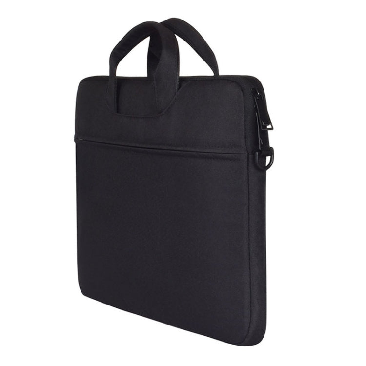 ST01S Waterproof Oxford Cloth Hidden Portable Strap One-shoulder Handbag for 14.1 inch Laptops(Black) by buy2fix