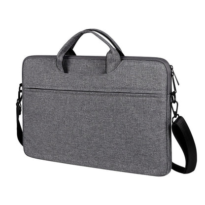 ST01S Waterproof Oxford Cloth Hidden Portable Strap One-shoulder Handbag for 14.1 inch Laptops (Dark Gray) by buy2fix
