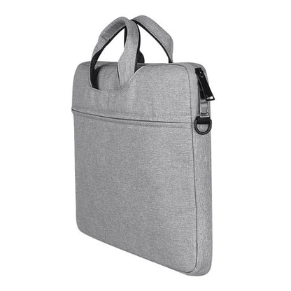 ST01S Waterproof Oxford Cloth Hidden Portable Strap One-shoulder Handbag for 14.1 inch Laptops(Light Grey) by buy2fix