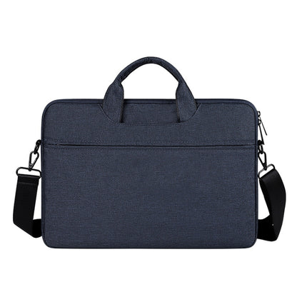 ST01S Waterproof Oxford Cloth Hidden Portable Strap One-shoulder Handbag for 14.1 inch Laptops (Navy Blue) by buy2fix