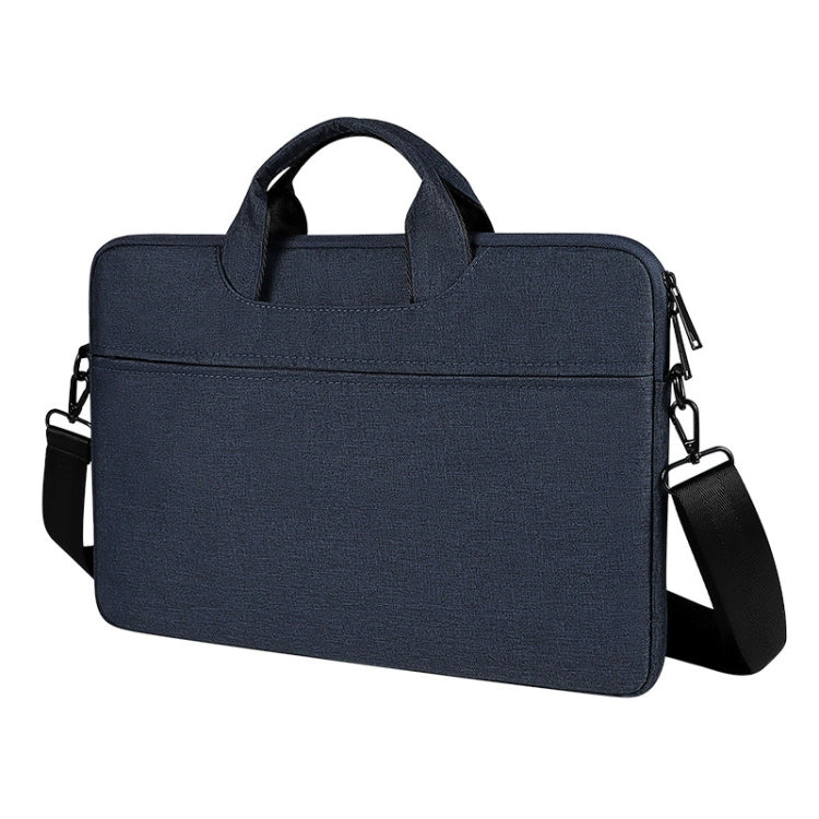 ST01S Waterproof Oxford Cloth Hidden Portable Strap One-shoulder Handbag for 14.1 inch Laptops (Navy Blue) by buy2fix