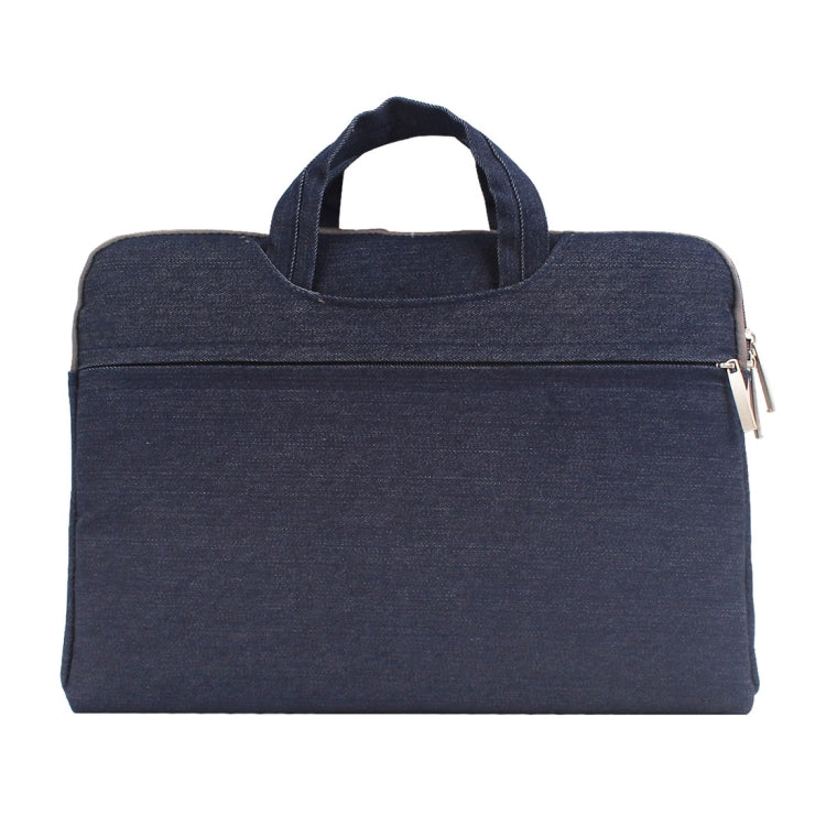 11.6 inch Portable Handheld Laptop Bag for Laptop(Dark Blue) by buy2fix