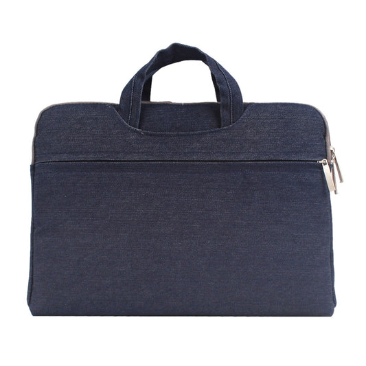 11.6 inch Portable Handheld Laptop Bag for Laptop(Dark Blue) by buy2fix