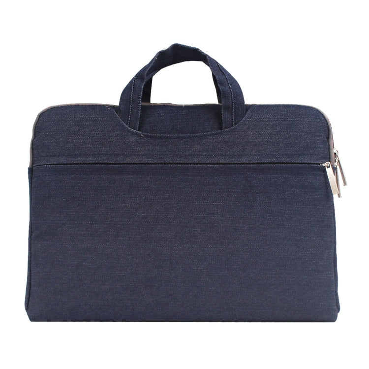 11.6 inch Portable Handheld Laptop Bag for Laptop(Dark Blue) by buy2fix