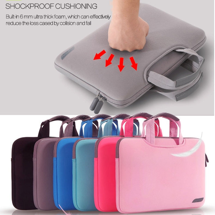 12 inch Portable Air Permeable Handheld Sleeve Bag for MacBook, Lenovo and other Laptops, Size:32x21x2cm(Pink) by buy2fix