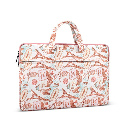 Canvas Waterproof Laptop Handbag for 14.1 inch Laptops by buy2fix