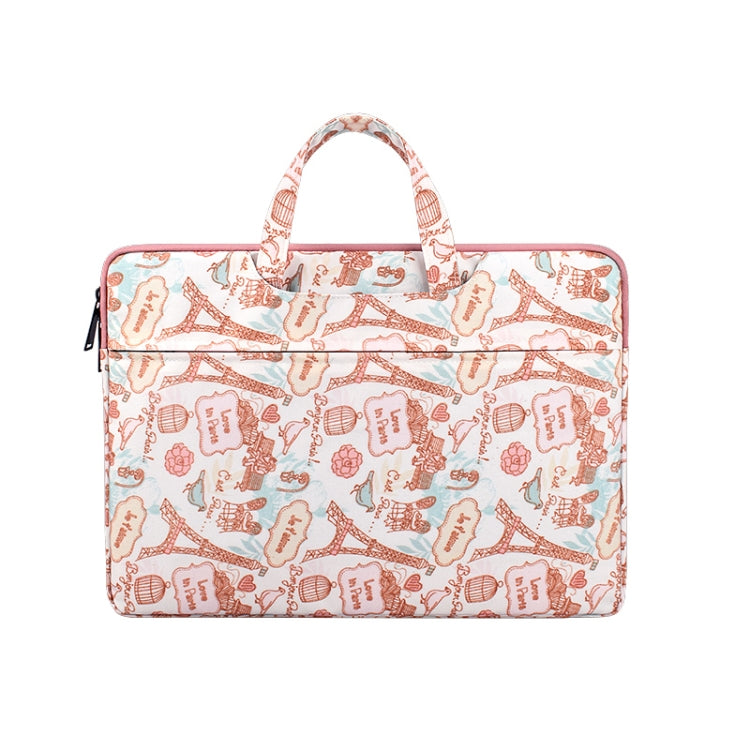 Canvas Waterproof Laptop Handbag for 14.1 inch Laptops by buy2fix