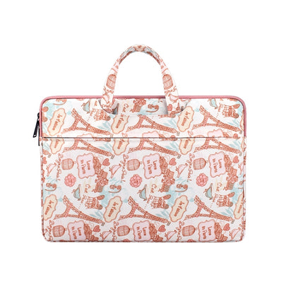 Canvas Waterproof Laptop Handbag for 14.1 inch Laptops by buy2fix