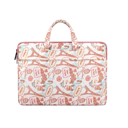 Canvas Waterproof Laptop Handbag for 14.1 inch Laptops by buy2fix