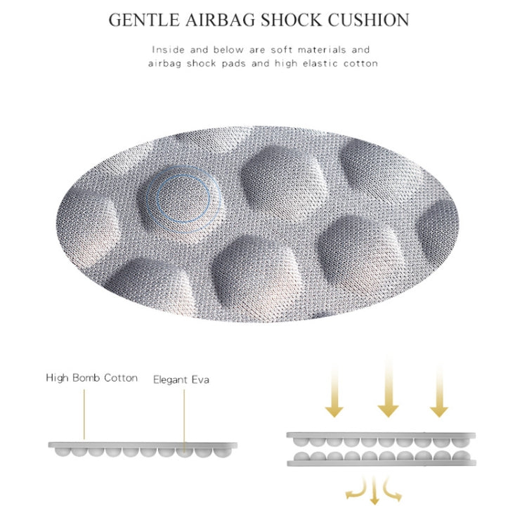 Oxford Cloth Waterproof Laptop Handbag for 14.1 inch Laptops, with Trunk Trolley Strap(Grey) by buy2fix