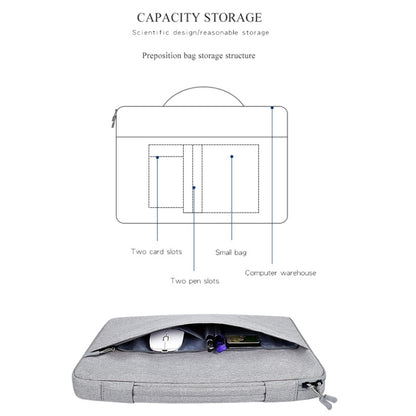 Oxford Cloth Waterproof Laptop Handbag for 15.4 inch Laptops, with Trunk Trolley Strap(Pink) by buy2fix