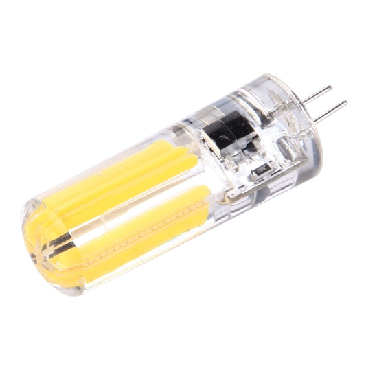 G4 4W Silicone Dimmable 8 LED Filament Light Bulb for Halls, AC 220-240V(Warm White) - LED Blubs & Tubes by buy2fix | Online Shopping UK | buy2fix