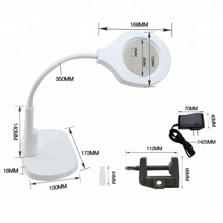 BEST Desktop Multi-function Portable Magnifying Lamp (Voltage 220V) - Microscope Magnifier Series by BEST | Online Shopping UK | buy2fix