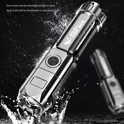 SMILING SHARK 622A Telescopic Focusing Three-gear Bright LED Flashlight - LED Flashlight by buy2fix | Online Shopping UK | buy2fix