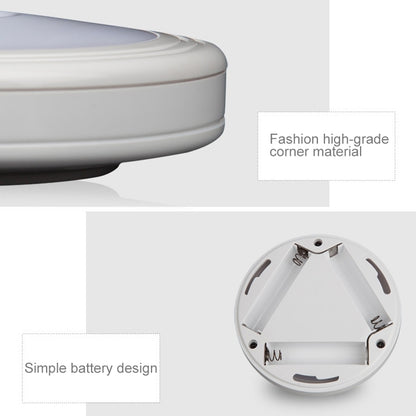 0.3W White Light Round Shape LED PIR Sensor Light , 6 LEDs 30 LM SMD-3528 for Cabinets - Sensor LED Lights by buy2fix | Online Shopping UK | buy2fix