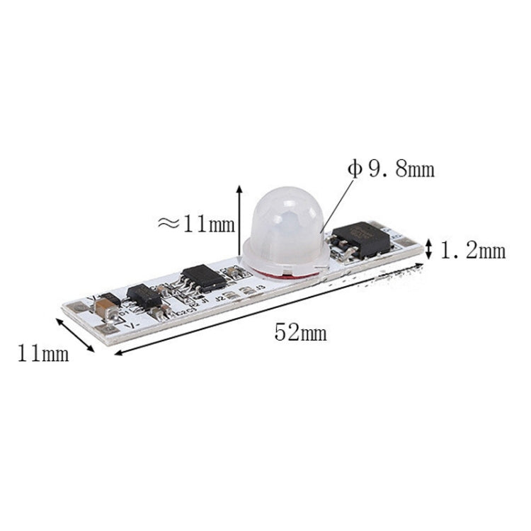 DC3.7 12V / 24V Infrared Human Body Induction Switch Circuit Board Controller - Smart Switch by buy2fix | Online Shopping UK | buy2fix