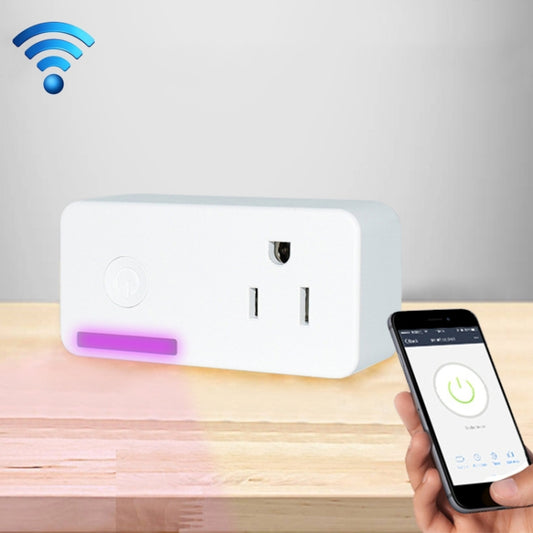 10A WiFi 2.4GHz APP Remote Control Timing Smart Socket Works with Alexa & Google Home, AC 110-250V, US Plug - Smart Socket by buy2fix | Online Shopping UK | buy2fix