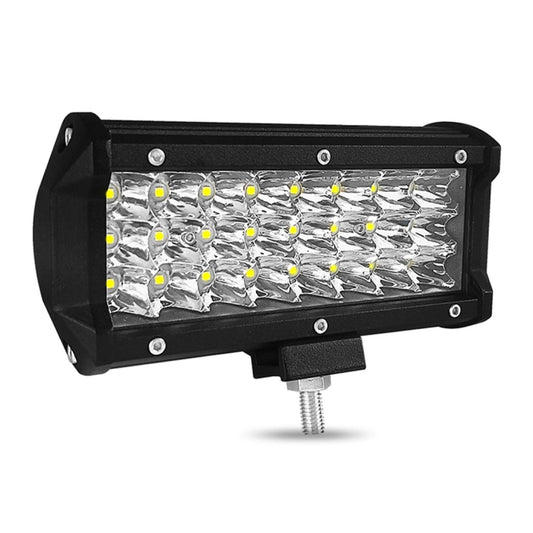7 inch 18W 1800LM 3 Row LED Strip Light Working Refit Off-road Vehicle Lamp Roof Strip Light - Work Lights by buy2fix | Online Shopping UK | buy2fix