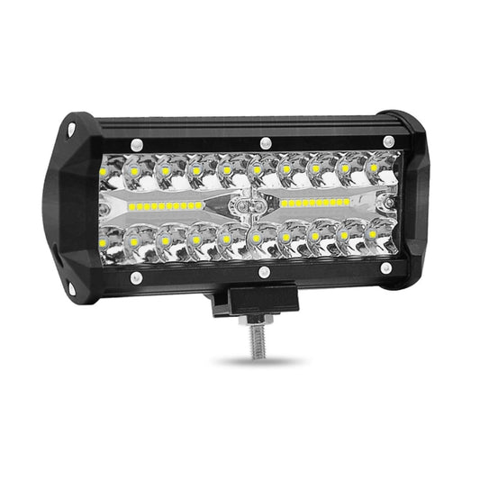 7 inch 30W 3000LM 6000K LED Strip Lamp Working Refit Off-road Vehicle Roof Strip Light - Work Lights by buy2fix | Online Shopping UK | buy2fix