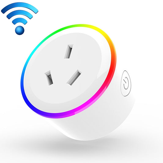 10A RGB Scene Light WiFi Remote Control Smart Socket Works with Alexa & Google Home & IFTTT, AC 100-240V, AU Plug - Smart Socket by buy2fix | Online Shopping UK | buy2fix