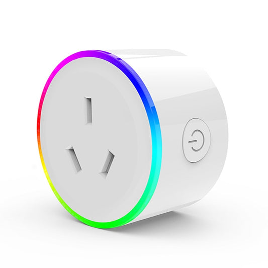 10A RGB Scene Light WiFi Remote Control Smart Socket Works with Alexa & Google Home & IFTTT, AC 100-240V, AU Plug - Smart Socket by buy2fix | Online Shopping UK | buy2fix