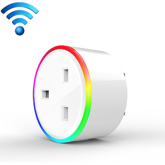 10A RGB Scene Light WiFi Remote Control Smart Socket Works with Alexa & Google Home, AC 220-240V, UK Plug - Smart Socket by buy2fix | Online Shopping UK | buy2fix