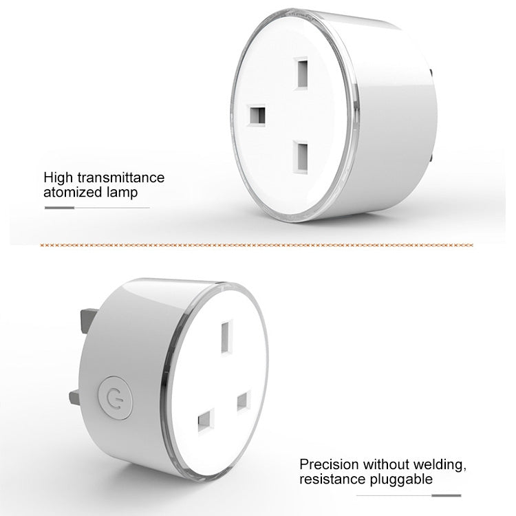 10A RGB Scene Light WiFi Remote Control Smart Socket Works with Alexa & Google Home, AC 220-240V, UK Plug - Smart Socket by buy2fix | Online Shopping UK | buy2fix