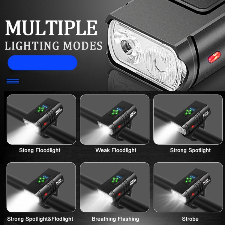 BK02 1000LM Micro USB Rechargeable Bicycle Light by buy2fix