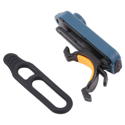 W-014 6 Lamp Beads USB-C / Type-C Rechargeable Red and Blue Warning Bicycle Tail Light by buy2fix