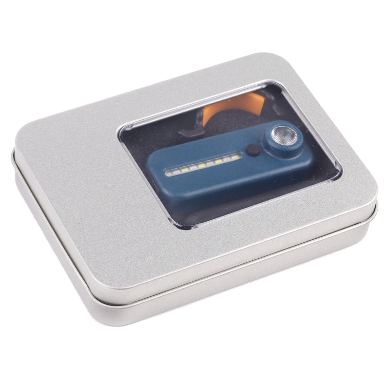 W-014 6 Lamp Beads USB-C / Type-C Rechargeable Red and Blue Warning Bicycle Tail Light by buy2fix