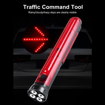 JT01 Rechargeable Traffic Safety Arrow Signal Light Warning Light Bar (Red Light) - Warning Lights by buy2fix | Online Shopping UK | buy2fix