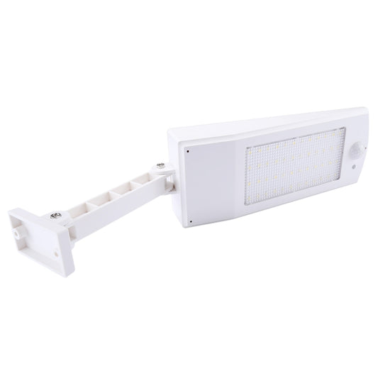 6.8W Solar Motion Sensor LED Solar Light, 48 LEDs SMD 2835 900 LM Angle Adjustment Energy Saving Light with 5V 3.2W Solar Panel(White) - Solar Lights by buy2fix | Online Shopping UK | buy2fix