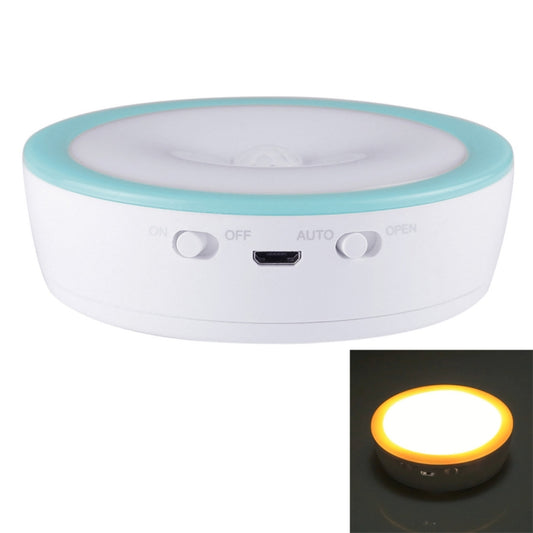 R10 USB Charging LED PIR Sensor Night Light , 4000K Emergency Light Cabinet Lamp, Sensor Distance: about 3m, DC 4.5V(Blue) - Sensor LED Lights by buy2fix | Online Shopping UK | buy2fix