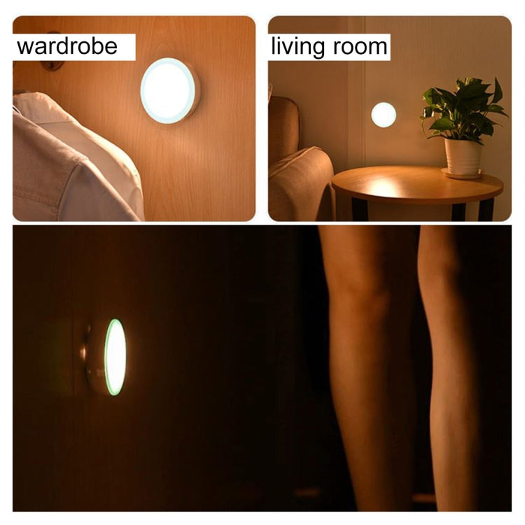 R10 USB Charging LED PIR Sensor Night Light , 4000K Emergency Light Cabinet Lamp, Sensor Distance: about 3m, DC 4.5V(Blue) - Sensor LED Lights by buy2fix | Online Shopping UK | buy2fix