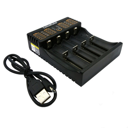 LiitoKala lii-402 4 In 1 Lithium Battery Charger for Li-ion IMR 18650, 18490, 18350, 17670, 17500, 16340(RCR123), 14500, 10440 - Charger & Converter by buy2fix | Online Shopping UK | buy2fix