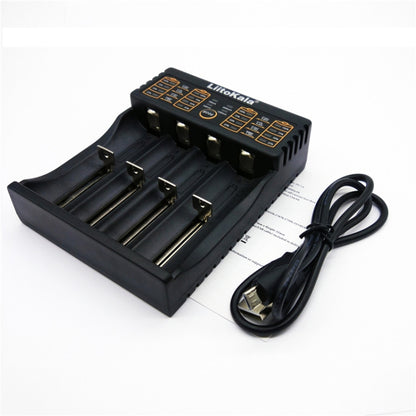 LiitoKala lii-402 4 In 1 Lithium Battery Charger for Li-ion IMR 18650, 18490, 18350, 17670, 17500, 16340(RCR123), 14500, 10440 - Charger & Converter by buy2fix | Online Shopping UK | buy2fix