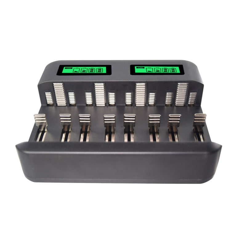 5V 2A USB 8 Slot Battery Charger for AA & AAA & C / D Battery, with LCD Display - Charger & Converter by buy2fix | Online Shopping UK | buy2fix