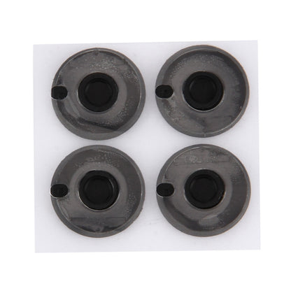 4 PCS for Macbook Pro 13.3 inch & 15.4 inch & 17 inch (2009-2011) A1278 & A1286 & A1297 / MC700 / MB990 / MC374 / MB991 / MC721 / MB985 / MB986 Bottom Case Rubber Mats(Black) - Rubber Mats by buy2fix | Online Shopping UK | buy2fix