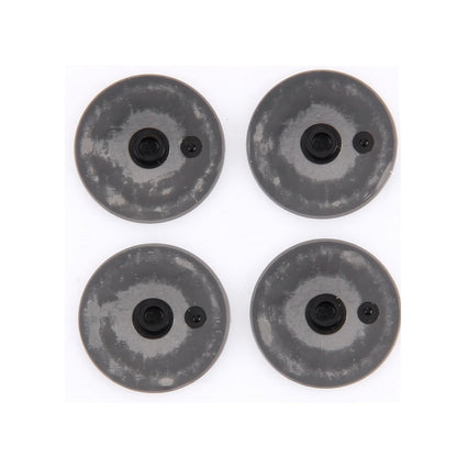 4 PCS for Macbook Pro Retina 13.3 inch & 15.4 inch (2012-Early 2015) A1398 & A1425 & A1502 Bottom Case Rubber Mats(Black) - Rubber Mats by buy2fix | Online Shopping UK | buy2fix