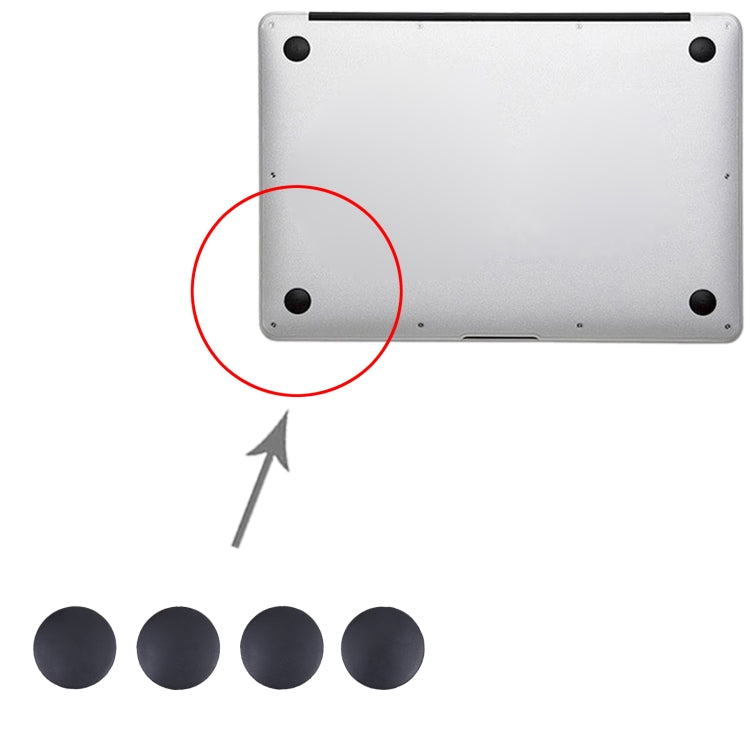 4 PCS Non-Slip Bottom Rubber Cooling Mat Pad Feet for Apple MacBook Air 13 inch A1932 - Rubber Mats by buy2fix | Online Shopping UK | buy2fix