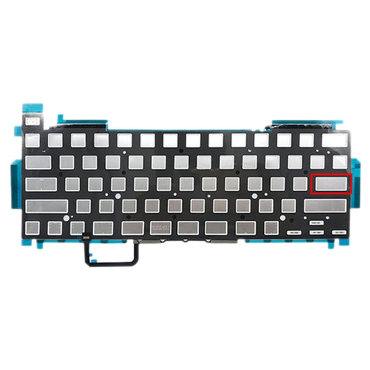 Rétroéclairage du clavier version britannique et européenne pour Macbook Pro 13 pouces A2251 2020