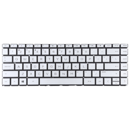 For HP Pavilion x360 14-CK 14-CD 14-CE 14-CM 14-DG US Version Keyboard (Silver) - Replacement Keyboards by buy2fix | Online Shopping UK | buy2fix