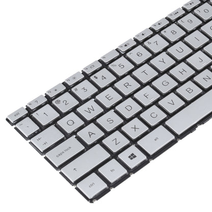 For HP Pavilion x360 14-CK 14-CD 14-CE 14-CM 14-DG US Version Keyboard (Silver) - Replacement Keyboards by buy2fix | Online Shopping UK | buy2fix
