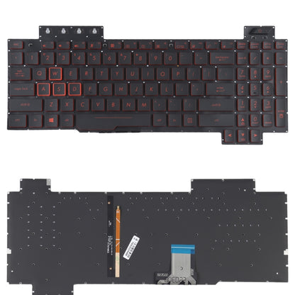 For Asus FX80 FX80GE FZ80G ZX80G FX505 US Version Keyboard with Backlight - Replacement Keyboards by buy2fix | Online Shopping UK | buy2fix
