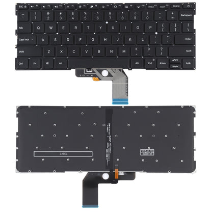 For Xiaomi Mi Air 13.3 US Version Keyboard with Backlight (Black) - Replacement Keyboards by buy2fix | Online Shopping UK | buy2fix