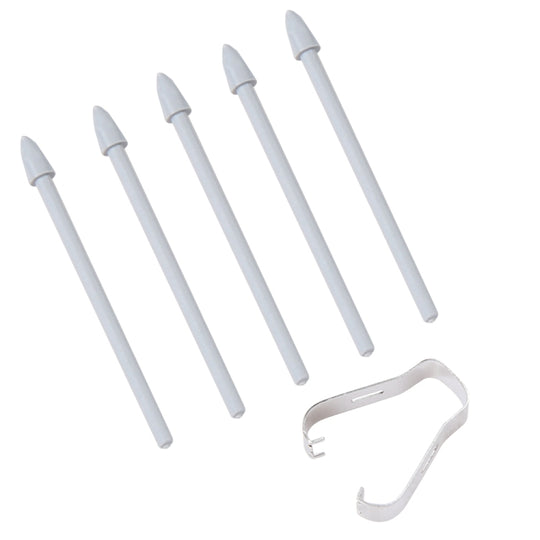 6 in 1 Universal Stylus Pen Replacement Pencil Tips For Samsung Galaxy Tab S8 / S7 / S6 / Galaxy Note20 / Note10 / S23 Ultra / S22 Ultra(Grey)
