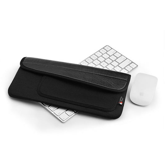 Portable Dust-proof Cover Storage Bag for Apple Magic Mouse 2 and Magic Keyboard 2(Black) - Digital Storage Bag by buy2fix | Online Shopping UK | buy2fix