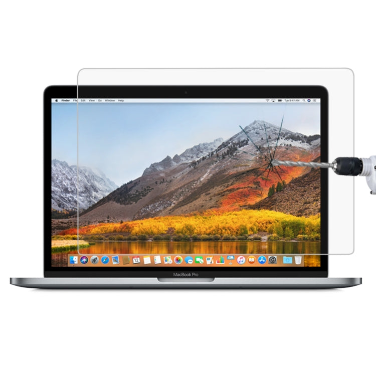 9H Surface Hardness HD Explosion-proof Tempered Glass Film for Macbook Pro 15.4 inch with Touch Bar (A1707) - Screen Protectors by buy2fix | Online Shopping UK | buy2fix